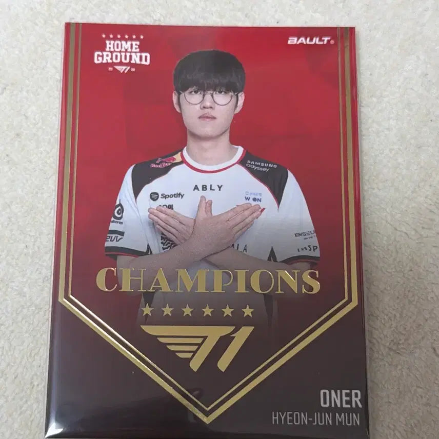 [BUNJANG] T1 Faker Champions Photocard / 티원 홈그라운드 bault 챔피언스 포토카드 포카 오너 oner
