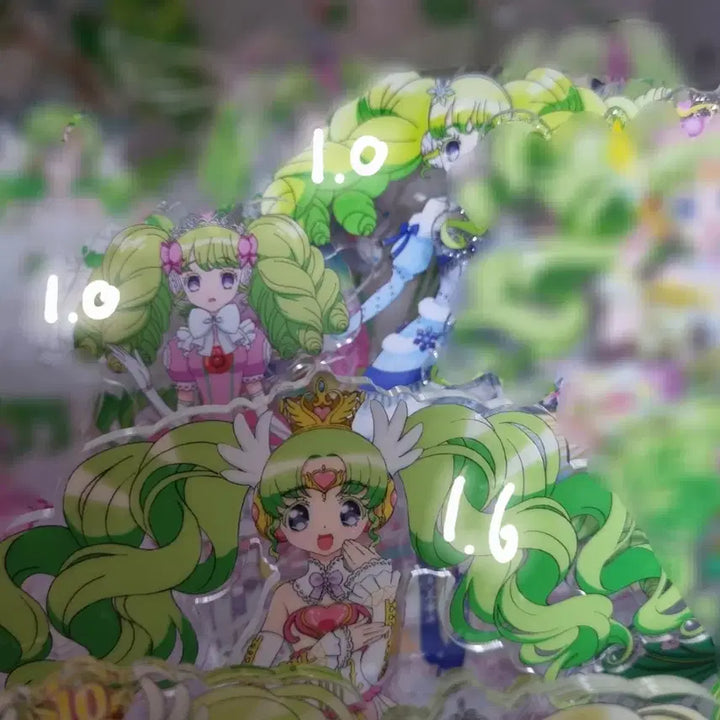 [BUNJANG] Pripara Paruru Halloween Heart Devi Gurugare 10th Anniversary Acrylic Stand / 프리파라 할로윈 하트데비 그루가레 10주년 브이스퀘어 중국 스노우크리스탈 샤이니네온 아크릴스탠드 파루루