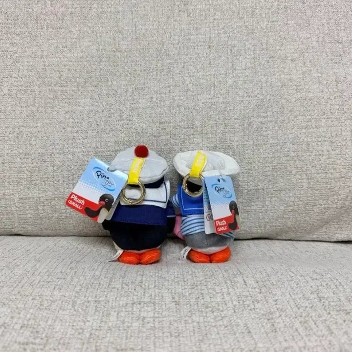 [BUNJANG] Pingu Marine Sailor Pingu Marine Stripe Bag Charm 10cm Keychain Doll / 정품 핑구 마린 세일러 핑가 마린 스트라이프 가방고리 10cm 키링 인형