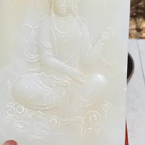 [BUNJANG] White Jade Buddha Statue / 백옥불상