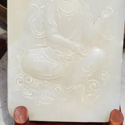 [BUNJANG] White Jade Buddha Statue / 백옥불상