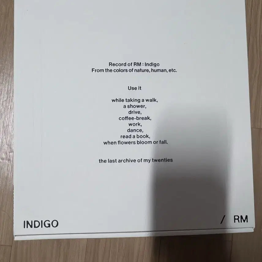 [BUNJANG] BTS RM Indigo Vinyl / BTS 방탄소년단  남준 인디고  바이닐 RM INDIGO VINYL