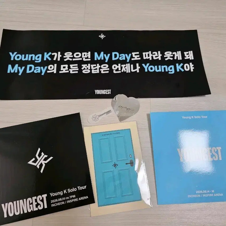 [BUNJANG] Young K First Concert Entrance Kit Slogan Made Gift (Excluding Handkerchief) / 영케이 첫콘 입장 키트 슬로건 마데 기프트(손수건제외)영기스트
