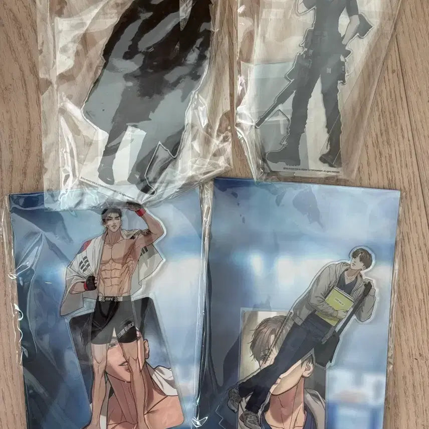 [BUNJANG] Jinx Min Gwe Juae Kim Dan Bundle Set Acrylic Stand / 징크스 밍과 주재경 김단 아크릴 일괄