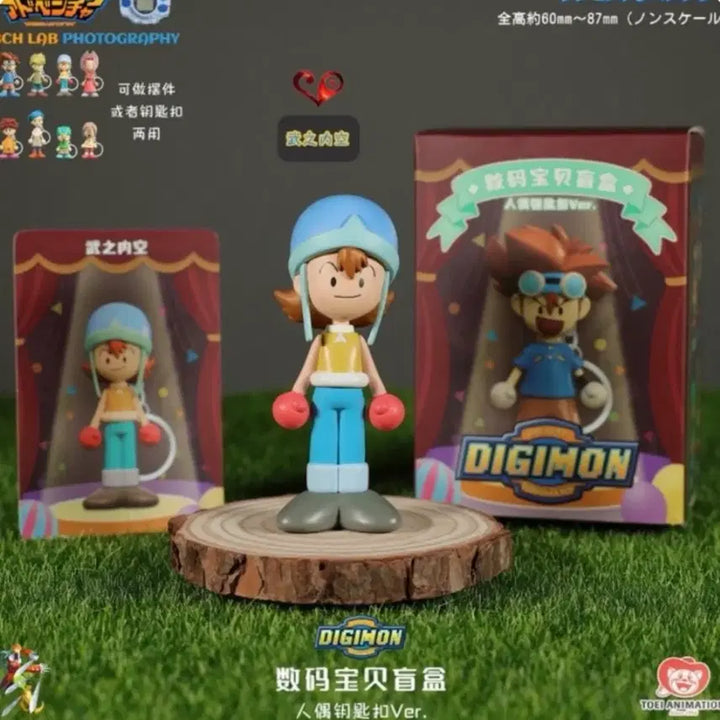 [BUNJANG] Digimon Adventure Sora Wooden Figure / 디지몬어드벤처 목각인형 피규어 소라