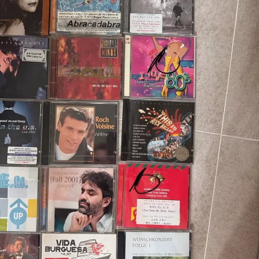 [BUNJANG] Famous Pop Masterpiece CD Bundle - 50 Discs / <새상품> CD 총50장 유명팝 명반앨범 일괄 판매