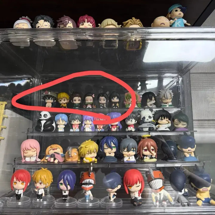 [BUNJANG] Demon Slayer Machiboke Gacha Figure Set (6 Types) / 귀멸의칼날 마치보케 가챠 피규어 6종 일괄 판매