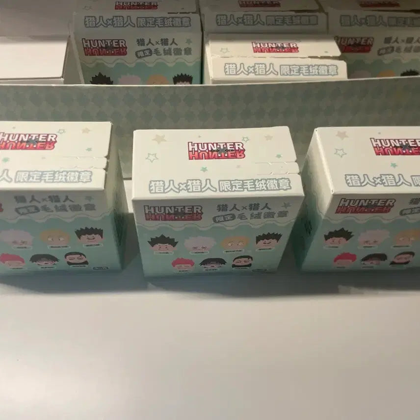 [BUNJANG] Hunter x Hunter Shanghai Pop-up Nui Badge Set - Hisoka, Illumi, Chrollo Bundle (Sealed) / 헌터헌터 상하이 팝업 누이 뱃지 히소카,이르미,클로로 일괄 미개봉