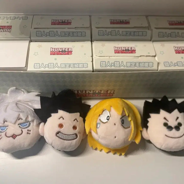 [BUNJANG] Hunter x Hunter Shanghai Pop-up Nui Badge Set - Hisoka, Illumi, Chrollo Bundle (Sealed) / 헌터헌터 상하이 팝업 누이 뱃지 히소카,이르미,클로로 일괄 미개봉