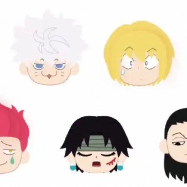 [BUNJANG] Hunter x Hunter Shanghai Pop-up Nui Badge Set - Hisoka, Illumi, Chrollo Bundle (Sealed) / 헌터헌터 상하이 팝업 누이 뱃지 히소카,이르미,클로로 일괄 미개봉