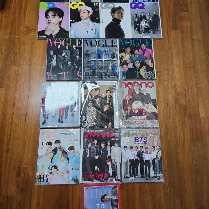 [BUNJANG] BTS Magazine Bundle Set (GQ, Vogue, etc.) / 방탄소년단 bts GQ,지큐 보그 잡지등  18권 양도