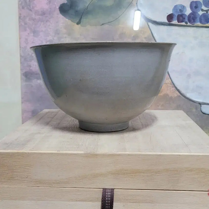 [BUNJANG] 15th Century Goryeo Dynasty Large Tea Bowl Antique Celadon Porcelain / 15세기 관요 대형 다완 골동품 도자기
