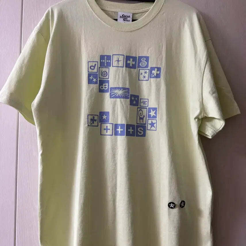 [BUNJANG] Ha Hyun Sang Kabishi Short-Sleeved T-Shirt Yellow S / 하현상 카비시 반팔 티셔츠 옐로우 S