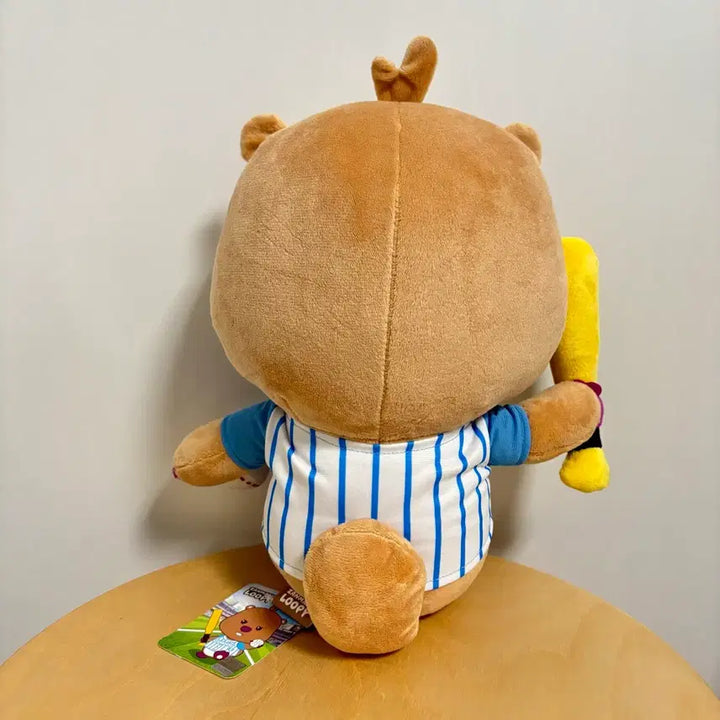 [BUNJANG] Official Jjammongroopy Tanning Sports Baseball 28cm Plush Doll / 정품 잔망루피 태닝 스포츠 야구 28cm 봉제인형