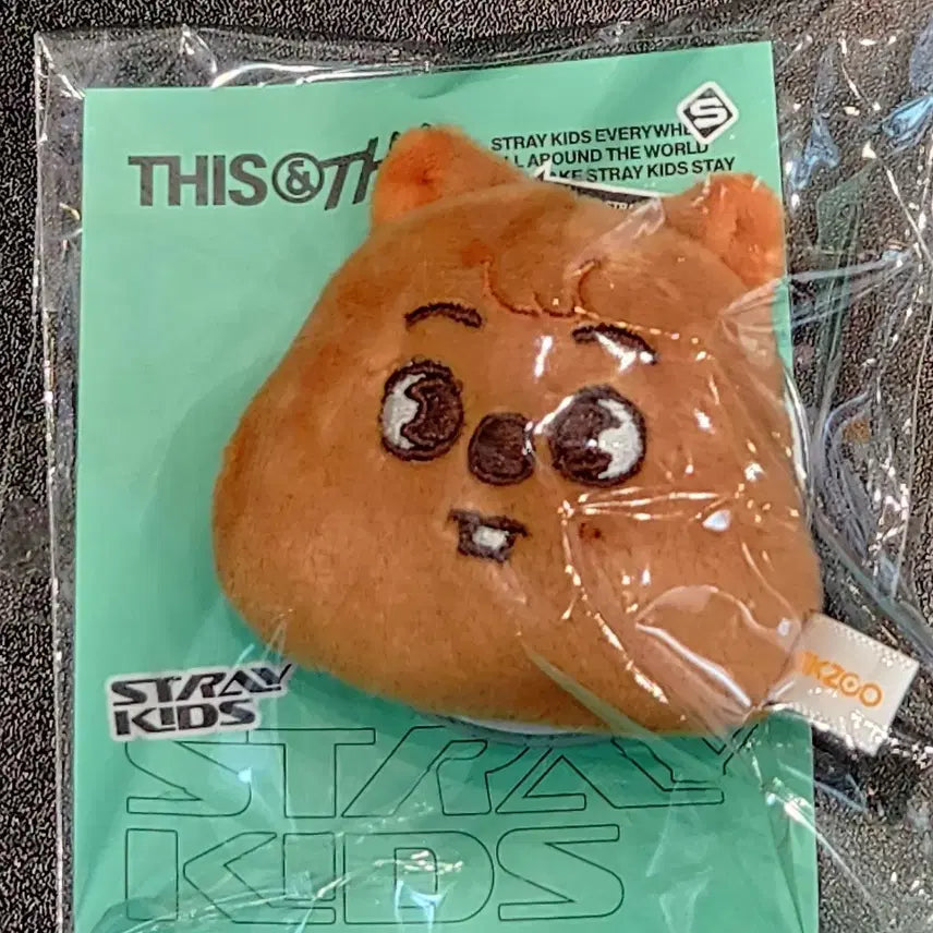 [BUNJANG] Stray Kids Jisung Plush Magnetic Holder Grip Tok (This or That Pop-up) / 포카X) 한쿼카 한 지성 플러시 마그네틱 홀더 그립톡 인형 스트레이키즈 스키즈 디스앤댓 팝업