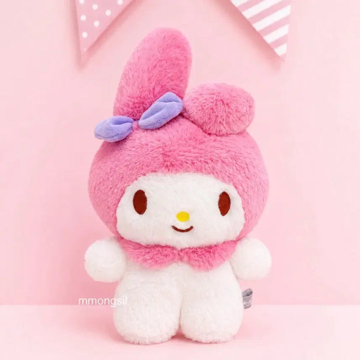 [BUNJANG] Sanrio My Melody Standing Medium Plush Doll 28cm / 정품 산리오 마이멜로디 스탠딩 중형 봉제인형 28cm