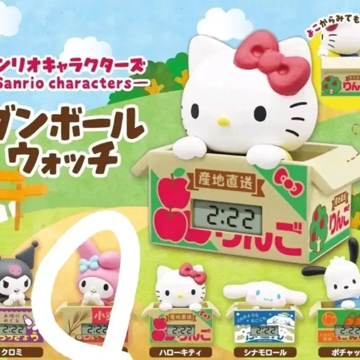 [BUNJANG] Sanrio My Melody Cardboard Clock / 산리오 골판지 시계 마이멜로디