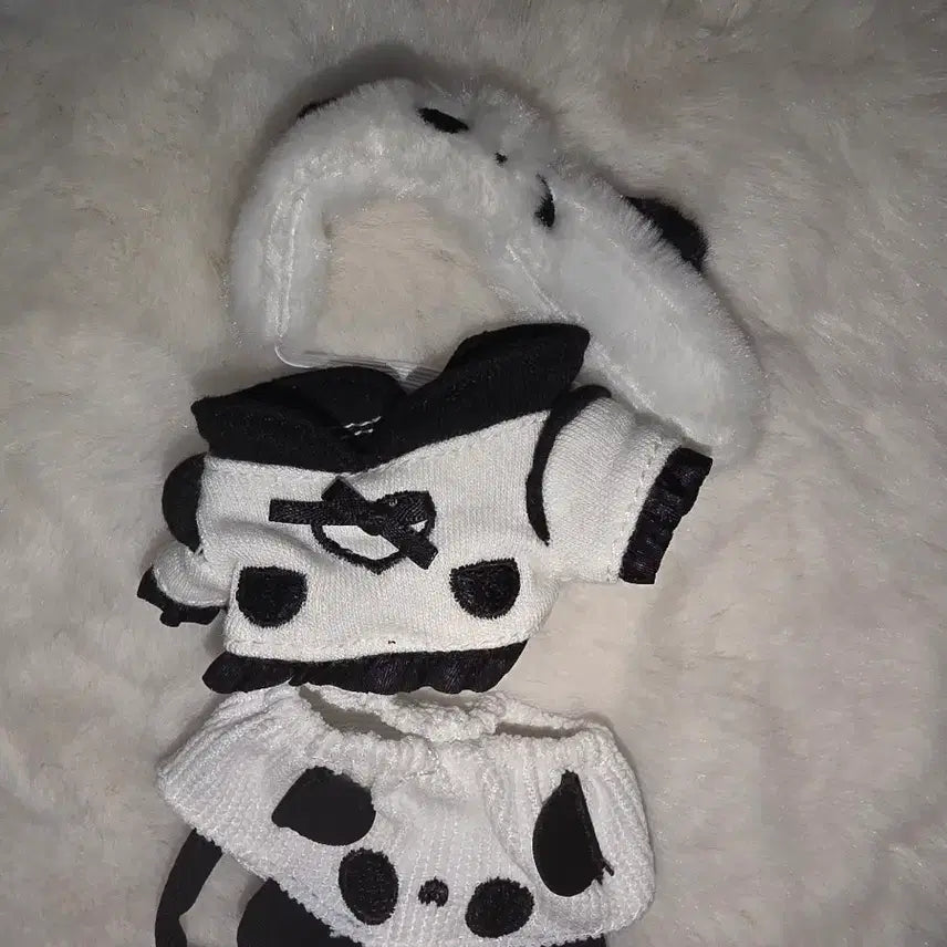 [BUNJANG] 10cm Doll Clothes Bundle (3 Pieces) / 3피스일괄>10cm 인형옷 판다 10깅 십깅 옷장 중국풍 떨깅 떨옷 옷장정리 솜인형 인형옷장 솜깅옷장