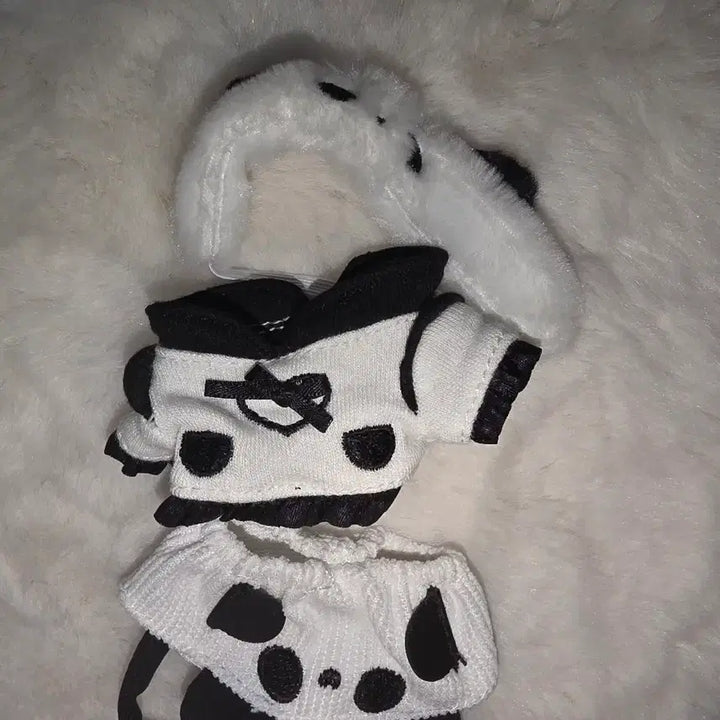 [BUNJANG] 10cm Doll Clothes Bundle (3 Pieces) / 3피스일괄>10cm 인형옷 판다 10깅 십깅 옷장 중국풍 떨깅 떨옷 옷장정리 솜인형 인형옷장 솜깅옷장