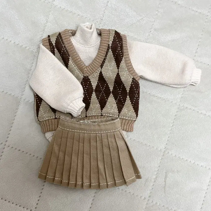 [BUNJANG] 1/6 Scale Beige Outfit Set / usd 1/6 베이지 의상 세트