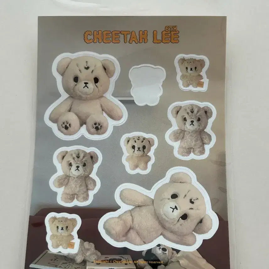 [BUNJANG] NCT Mark Cheetari Doll Sticker Set / (마지막 가격내림) NCT 마크 치타리 인형 스티커 포함