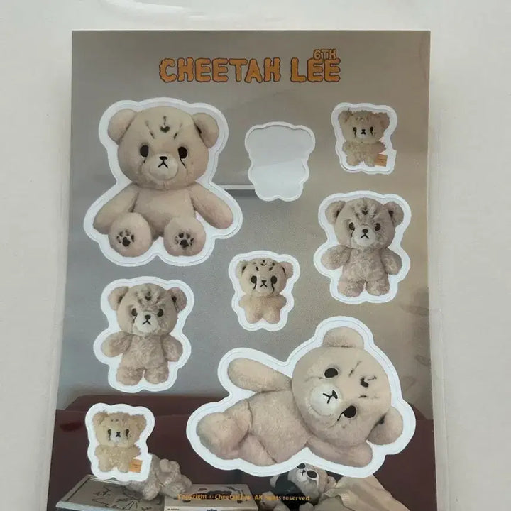 [BUNJANG] NCT Mark Cheetari Doll Sticker Set / (마지막 가격내림) NCT 마크 치타리 인형 스티커 포함