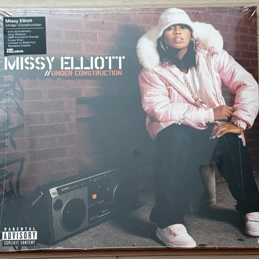 [BUNJANG] Missy Elliott Under Construction Orange Vinyl LP / Missy Elliott - Under Construction  LP