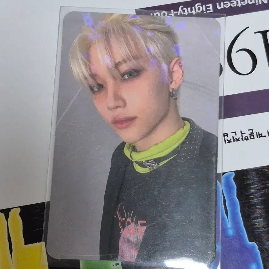 [BUNJANG] Stray Kids Felix I.N.G Maniac Soundwave POB Photocard / 필릭스 이용복 오디머리 매니악 사웨 사운드웨이브 포카 미공포