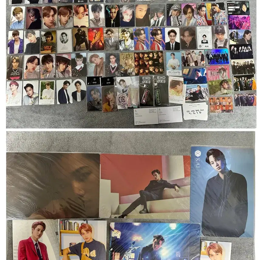 [BUNJANG] EXO Kai Bundle Set Photocards &amp; Goods / 엑소 카이 포카 굿즈 일괄판매