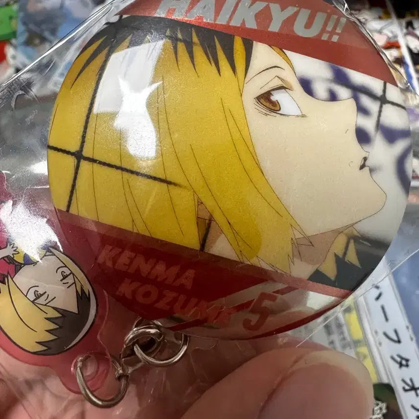 [BUNJANG] Haikyuu!! Kozume Kenma Can Badge &amp; Acrylic Keyring / 하이큐 코즈메 켄마 캔뱃지 아크릴 키링