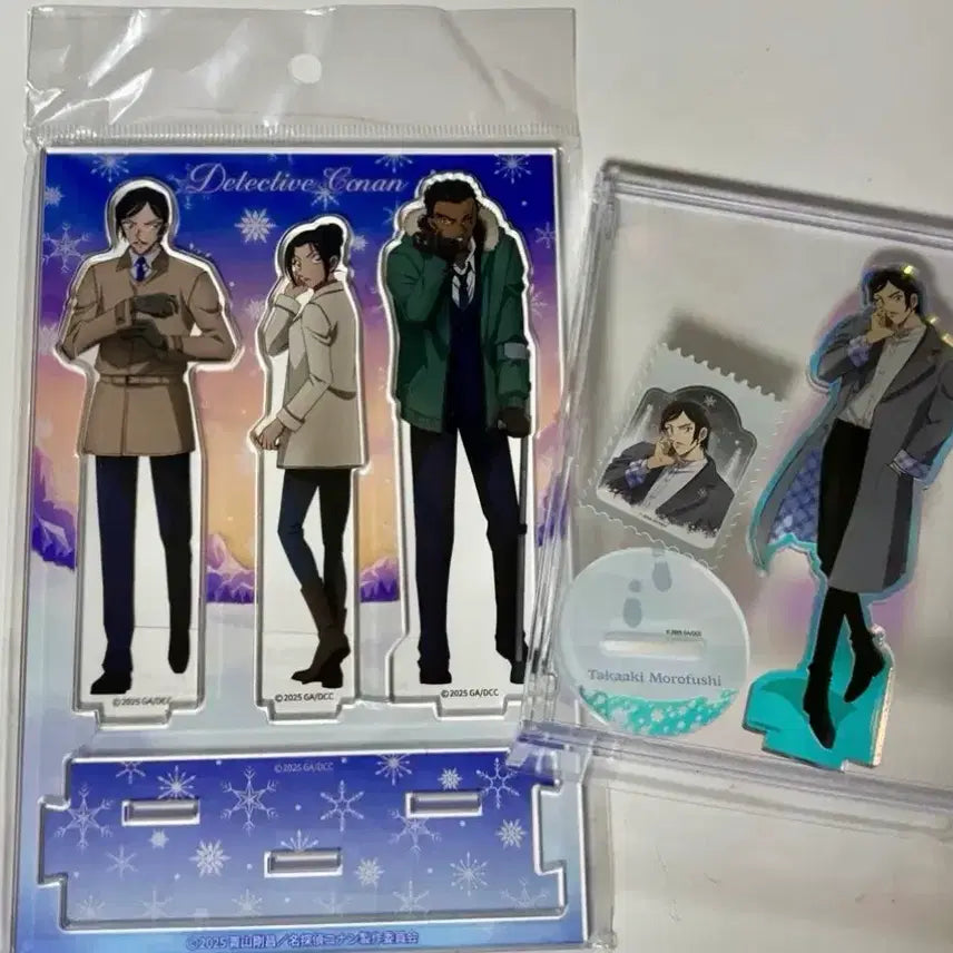[BUNJANG] Detective Conan Nagatozo Takaaki Yuui Kansuke Acrylic Stand Bundle Set / 명탐정 코난 나가노조 타카아키 유이 칸스케 아크릴 스탠드 일괄