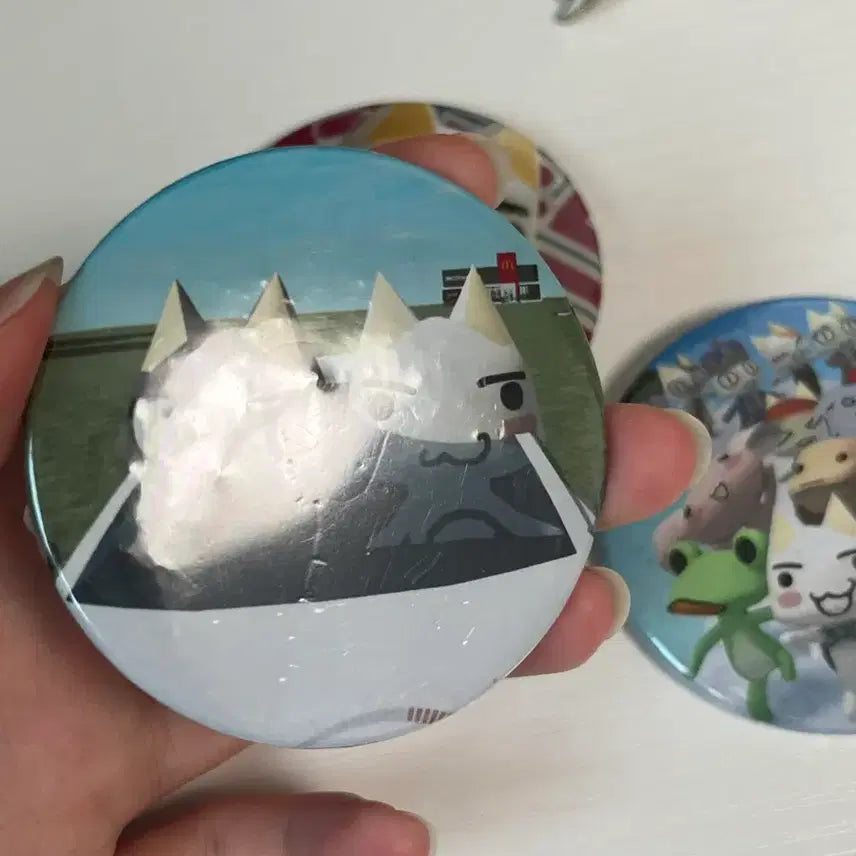 [BUNJANG] Toro Character Big Can Badge Set / 토로 캐릭터 빅 캔 뱃지