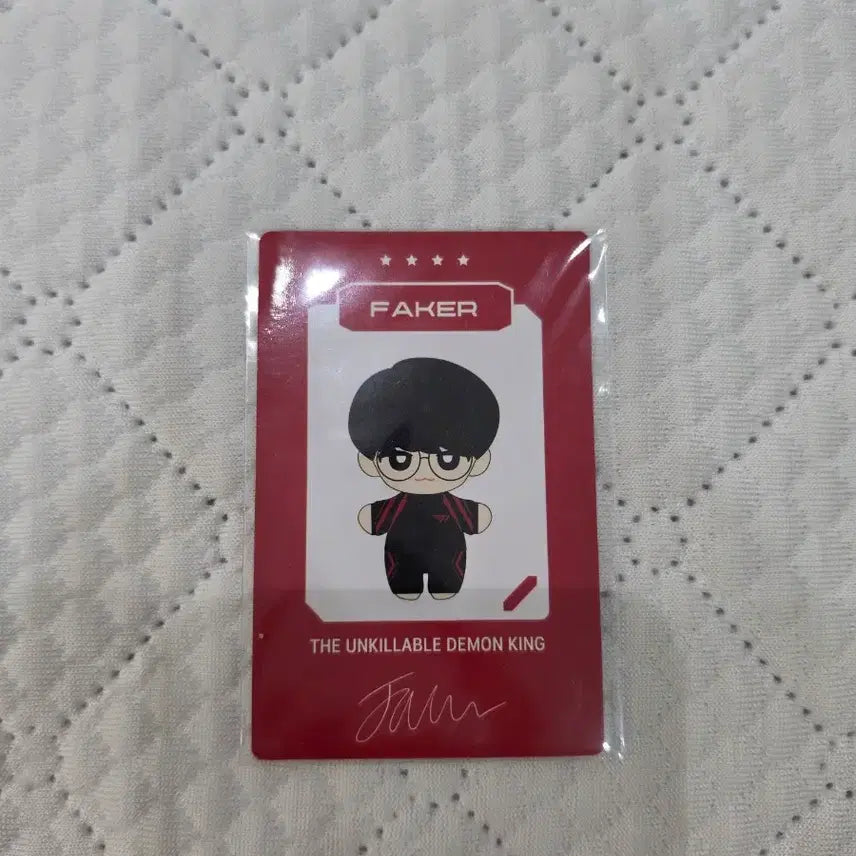 [BUNJANG] T1 Faker 20cm Plushie POB Photocard / 페이커 인형 포카