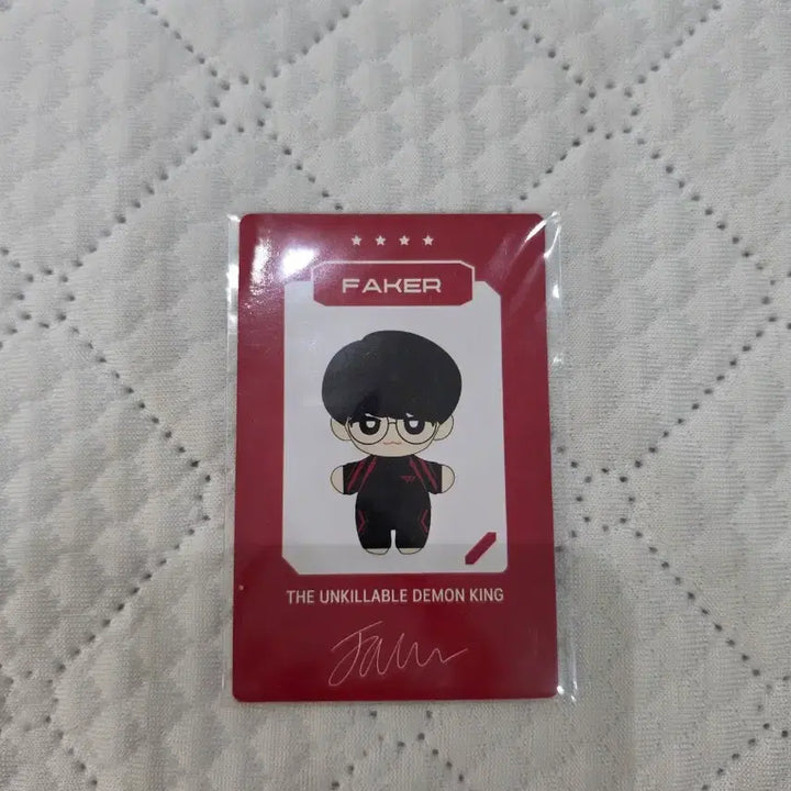 [BUNJANG] T1 Faker 20cm Plushie POB Photocard / 페이커 인형 포카