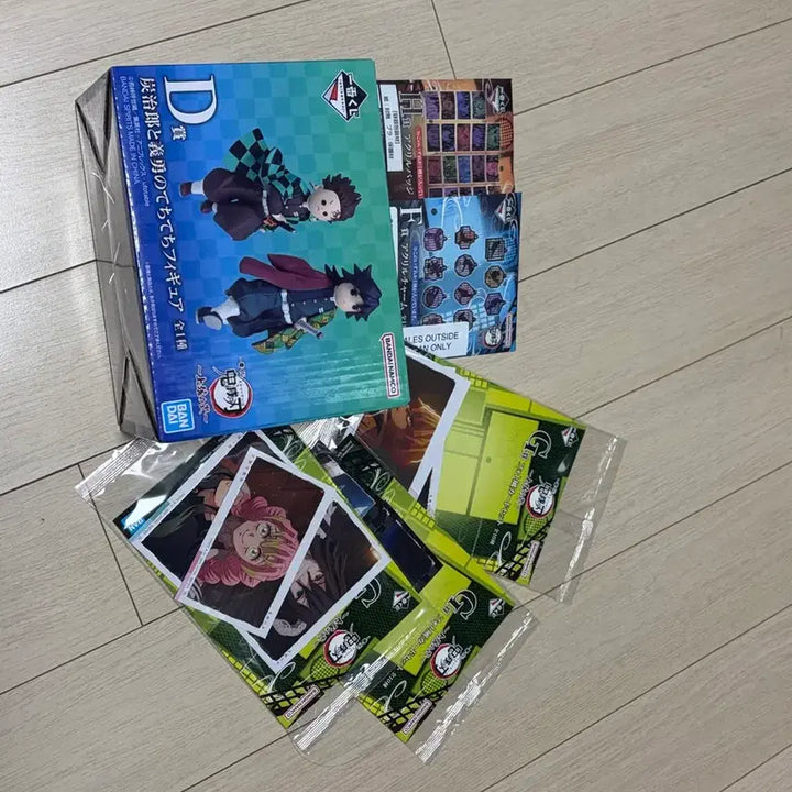 [BUNJANG] Demon Slayer D Prize Techitech Figure Set / 현물 )귀멸의 칼날 D상 테치테치