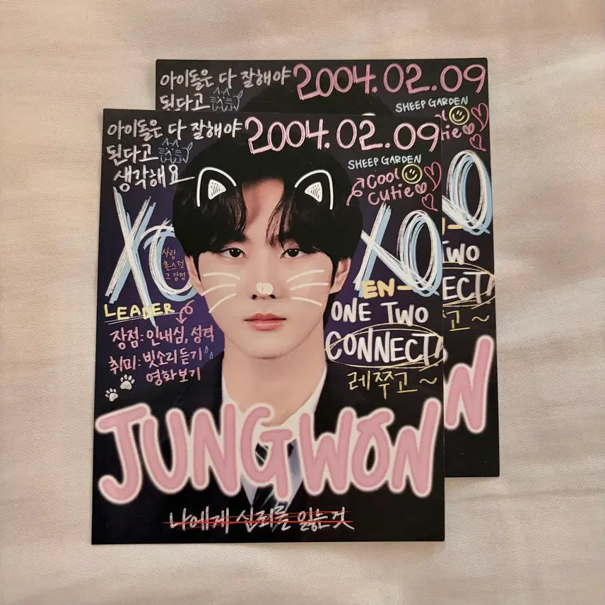 [BUNJANG] Enhypen Jungwon Sticker, Prekura, Postcard, ID Photo Set / 묨님 엔하이픈 양정원 스티커 프리쿠라 엽서 증명사진