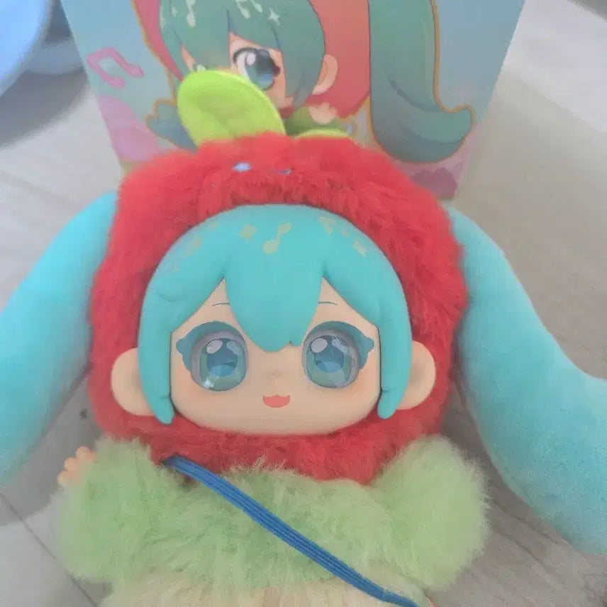 [BUNJANG] Hatsune Miku Forest Concert Series Soft Plush Apple Nui / 하츠네 미쿠 포레스트 콘서트 시리즈 소프트 플러시 인형 사과 누이 하츠네미쿠