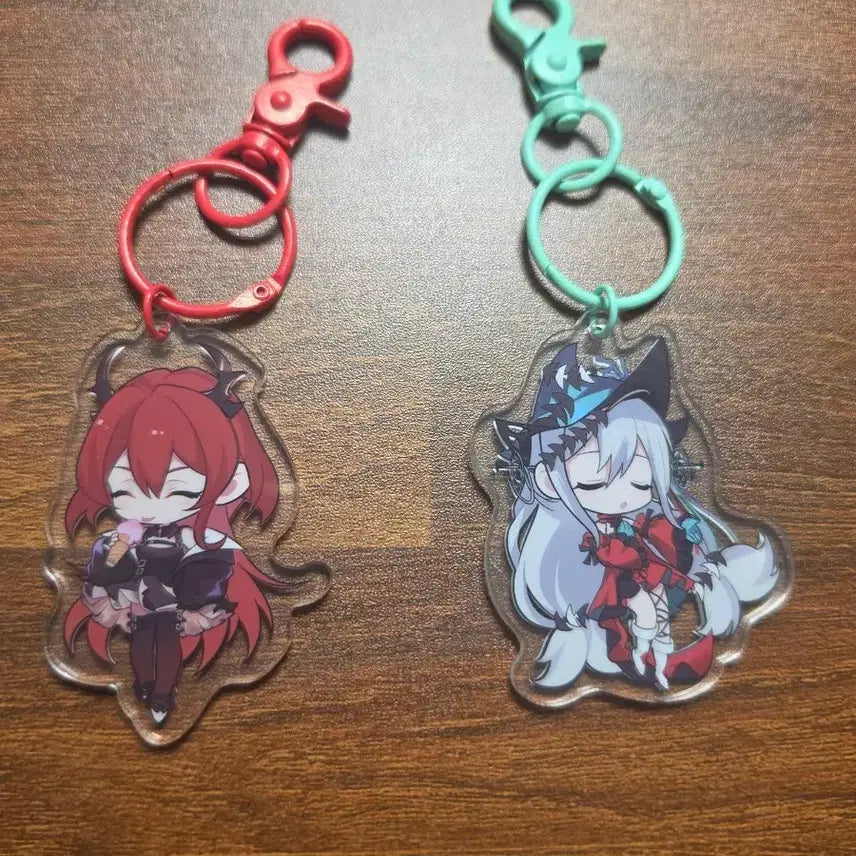 [BUNJANG] Arknights Surtr &amp; Skadi The Corrupting Heart Acrylic Keychain / 명일방주 수르트&amp;스카디 더 커럽팅 하트 아크릴 키링