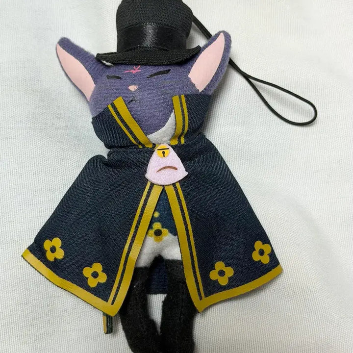 [BUNJANG] Great Ace Attorney Nyantaro Mascot Charm Plush Doll / 대역전재판 반직스 냥직스 마스코트 부적 인형 누이판매
