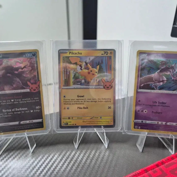 [BUNJANG] Pokemon Card Darkrai Pikachu Mewtwo Halloween Bundle Set / 포켓몬 카드 다크라이 피카츄 뮤츠 할로윈