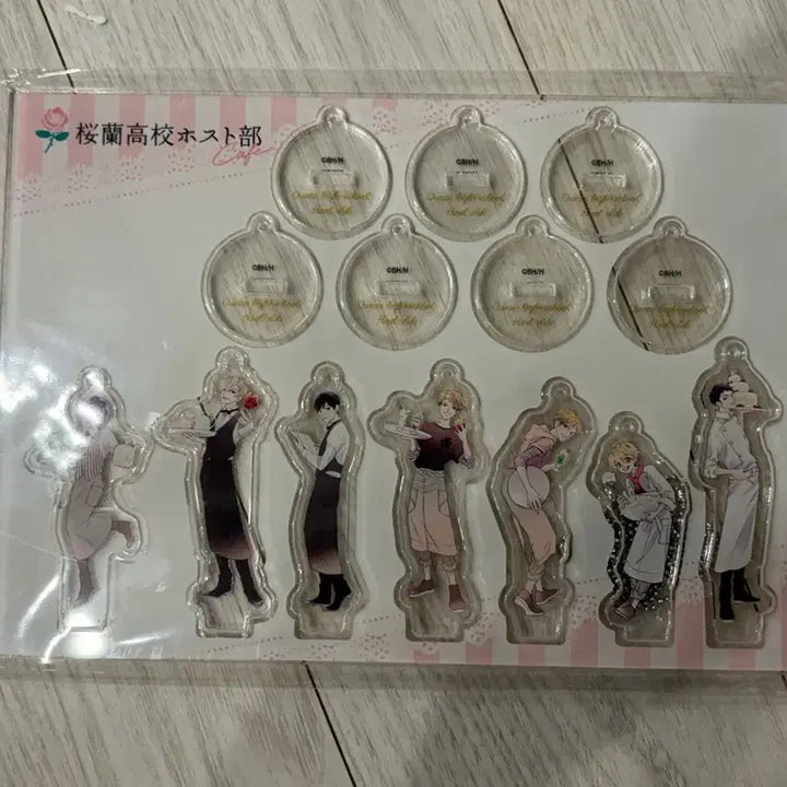 [BUNJANG] Ouran High School Host Club Cafe Original Art Mini Acrylic Stand / 오란고교 호스트부 사교클럽 카페 원화 미니 아크릴스탠드