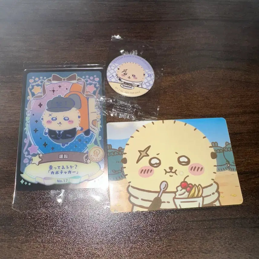 [BUNJANG] Chiikawa Wafer 2nd Edition &amp; Mermaid Island Secret Official Goods Bundle Set / 랏코 캔뱃지, 카드 일괄 판매