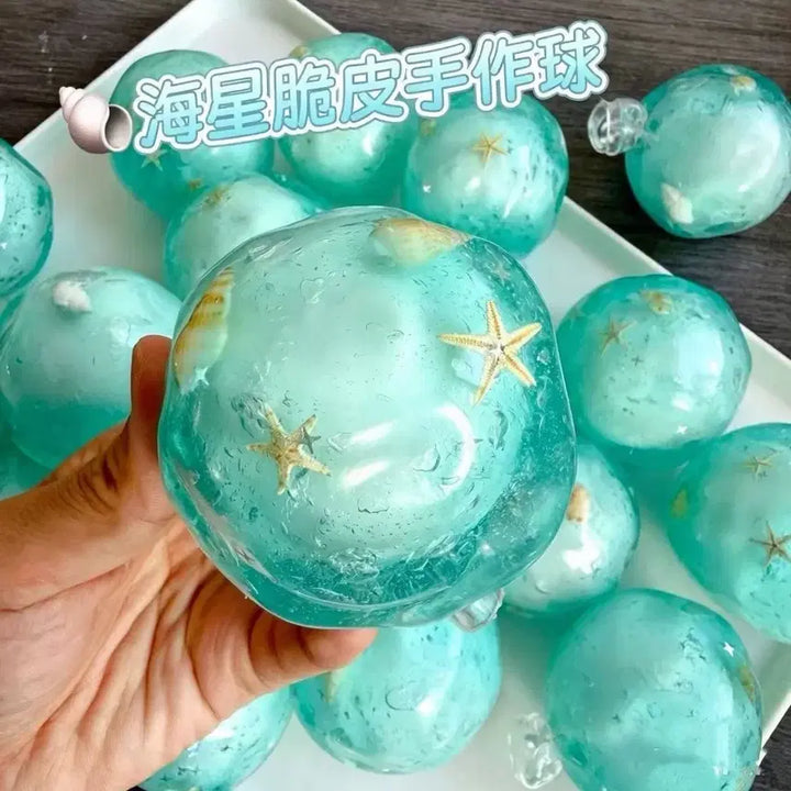 [BUNJANG] Green Apple Crunch Squishy Toy / (새상품) 청사과 왁뿌볼 왁뿌 샤오홍슈 슬랑이 말랑이 바다 슬랑이 청사과 슬랑이 크런치 말랑이