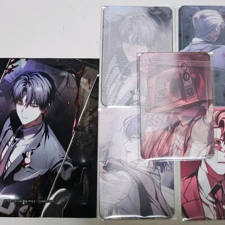[BUNJANG] Kaidan Shutsugyo (Ghostly Commute) Lenticular 5-Type Set (Unsealed) / 괴담출근 괴출 렌티큘러 5종 개봉
