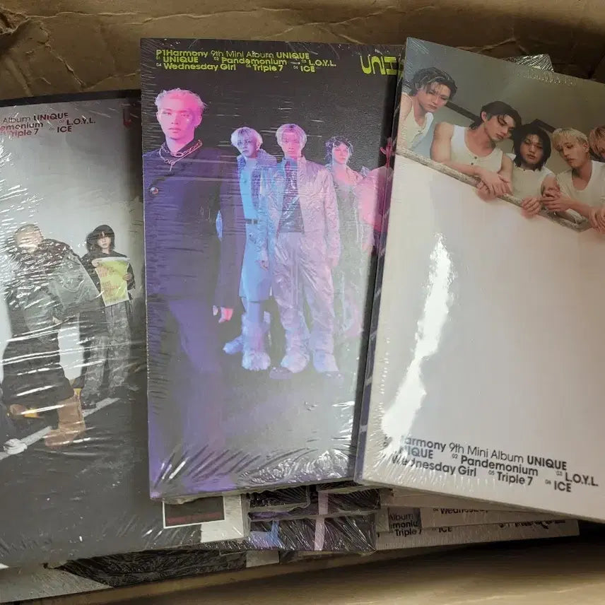 [BUNJANG] P1Harmony Unique Photobook Version Sealed Album Set / 3종 세트)피원하모니 unique 유니크 포토북 버전 미개봉앨범 p1harmony