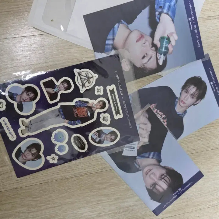 [BUNJANG] Boys Planet READY ONE Alpha Drive One Ahn Shin Collaboration Postcard + Sticker Set / 알디원 안신 보플2 브링그린 콜라보 엽서+스티커