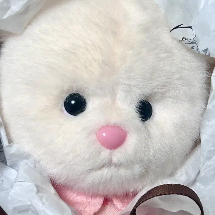 [BUNJANG] Teddy Tails Lena Bunny Pink Cherry Dress Keyring XS / 테디테일즈 레나버니 핑크체리 드레스 키링 XS