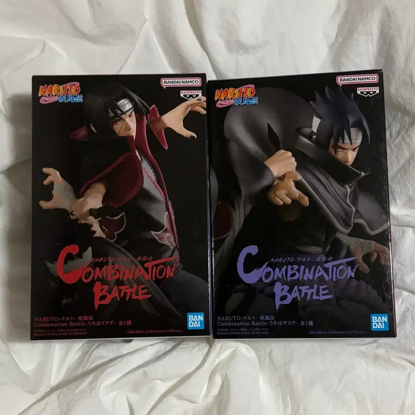 [BUNJANG] Naruto Sasuke &amp; Itachi Combination Battle Figure 2 Types Set / 사스케 이타치 콤비네이션 피규어 2종 세트