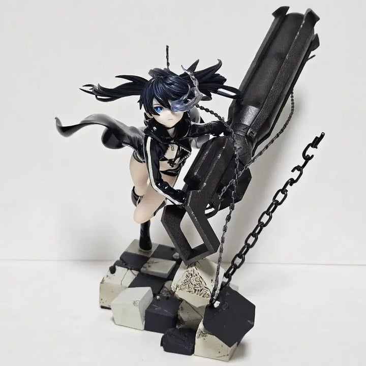 [BUNJANG] Black Rock Shooter Animation Version 1/8 Scale Figure / 택포 8만원,박스O)1/8 블랙록슈터 피규어 애니메이션 버전 수리품 판매합니다