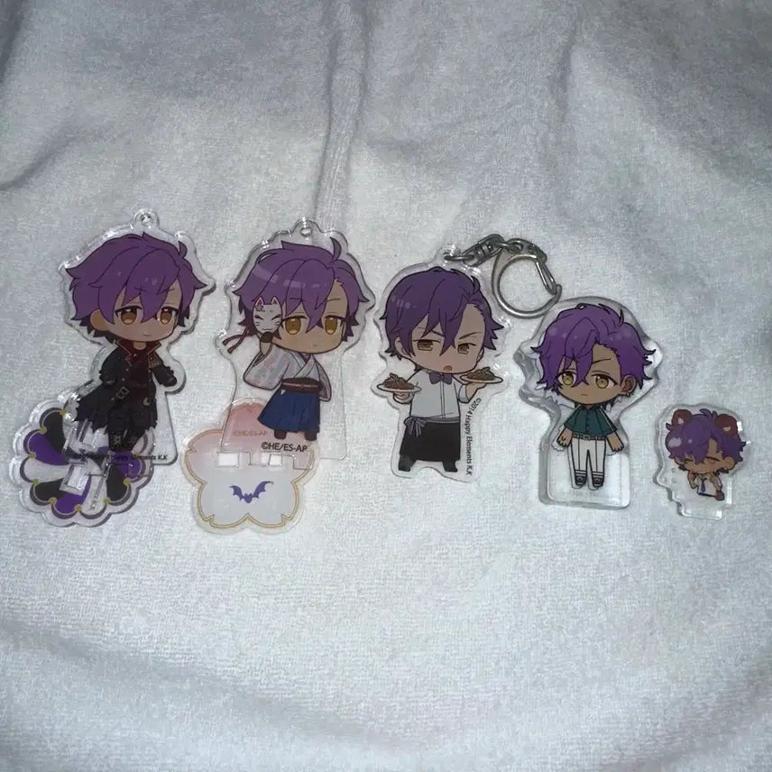 [BUNJANG] Ensemble Stars Adonis Cherry Blossom Acrylic Keyring Bundle / 앙스타 아도니스 아크릴 키링 일괄 벚꽃 아크릴
